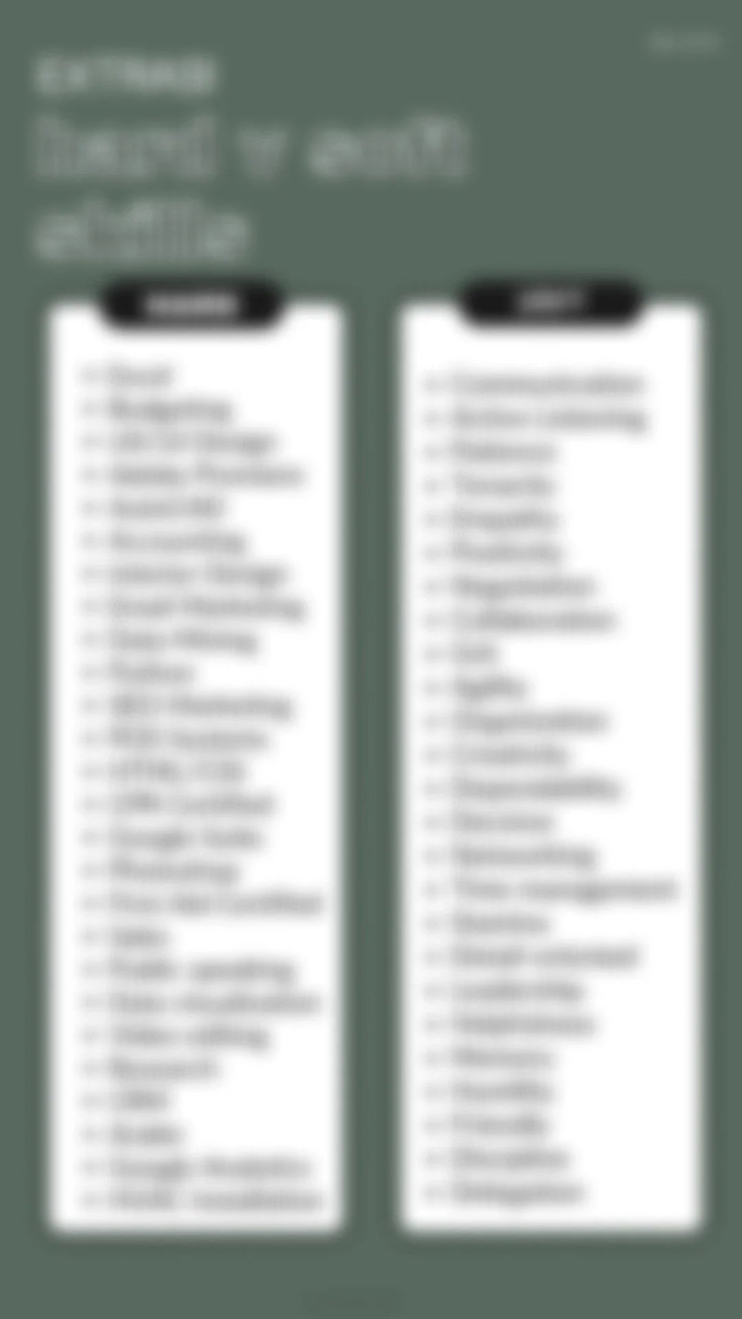 How to Make a Really Good Resume