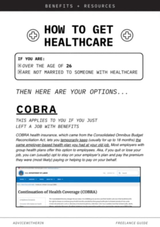 Freelance Benefits Guide