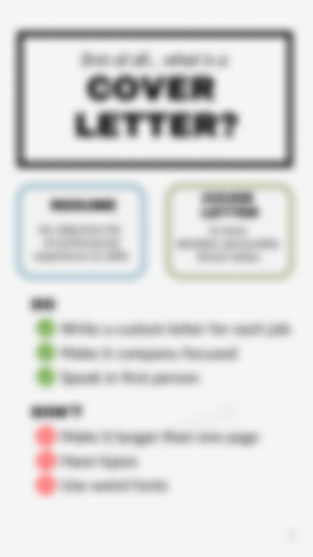 Cover Letter Guide (2 Customizable Templates!)